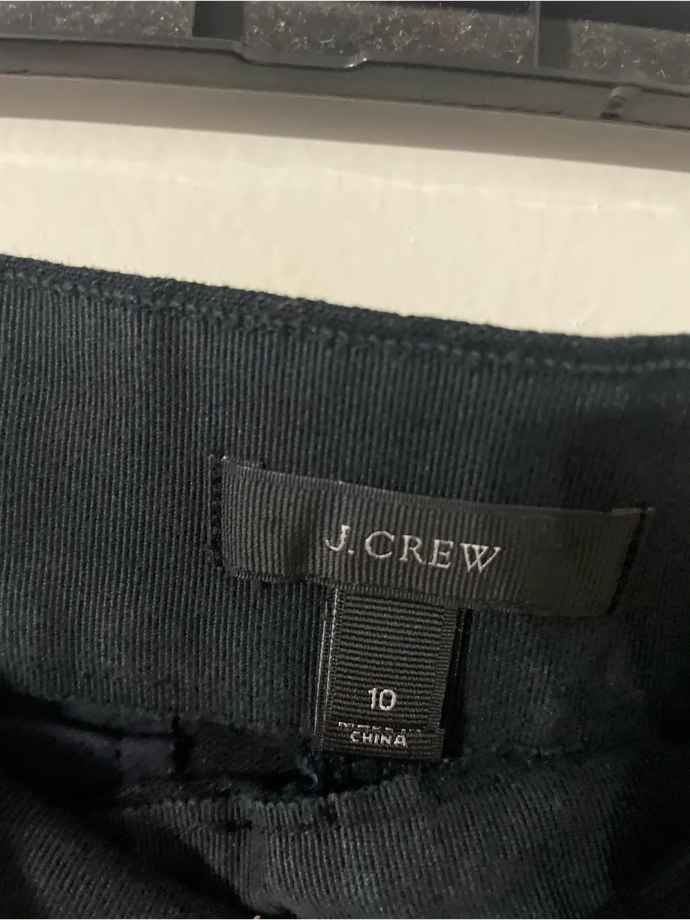 J. Crew Black Pleated Front Women's Shorts 98% Cotton Sz-Ladies 10
